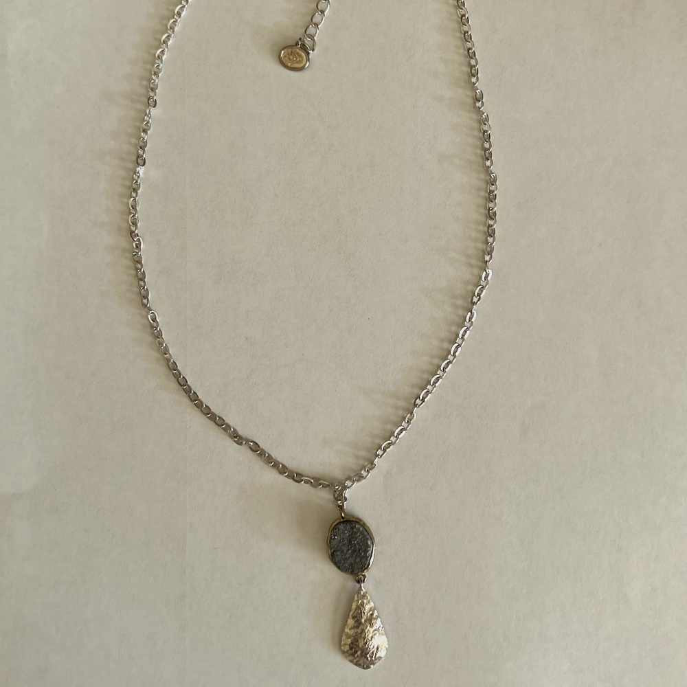 Silpada druzy necklace
